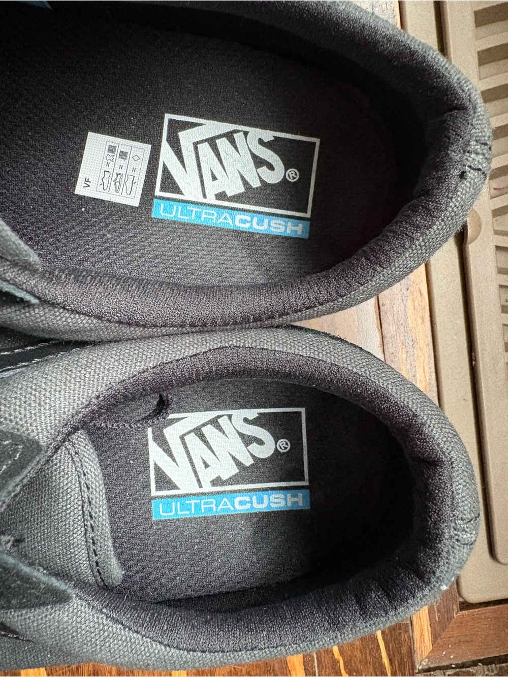 Vans Black and Charcoal Low-Top Skate Sneakers - Picture 4 of 7